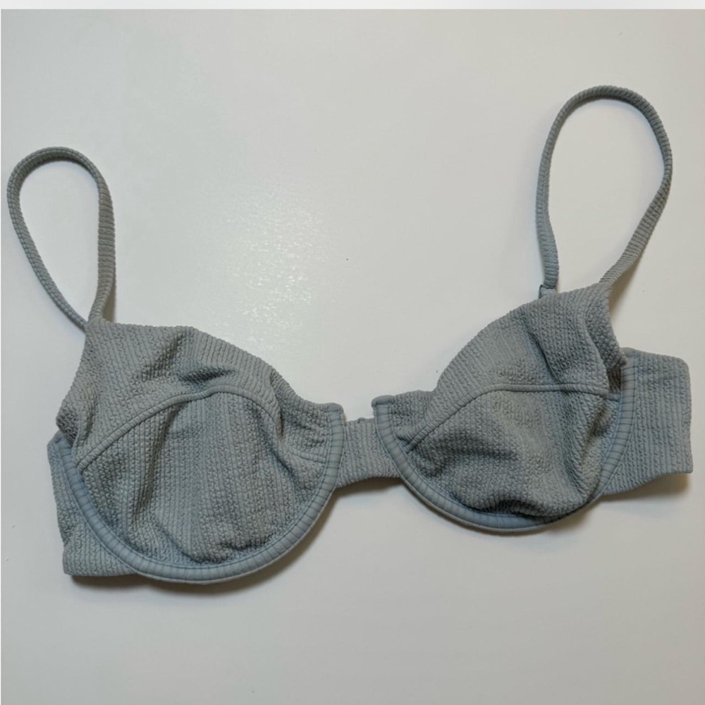 ELCE Naia Top Sky Blue womens large bikini swim top Wanderlust swim $110